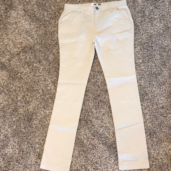Old Navy Girls Uniform pants-NWT-Size 16-Stone - Picture 1 of 6